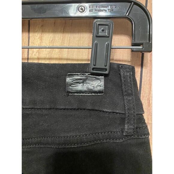 Seven7 size 6 denim Jeans Black Tummyless High Rise Skinny Sleek Modern - Picture 6 of 8